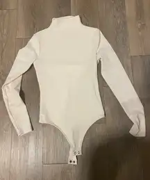 Express Off White Turtleneck bodysuit 