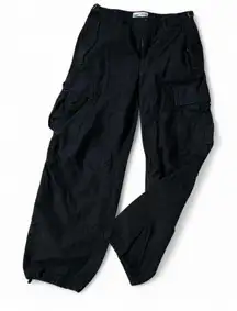 TNA Black Cargo Pants Surplus Division Womens Size 6 Utility Cargo Pockets
