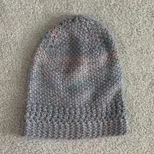 D&Y slouchy beanie hat gray and copper