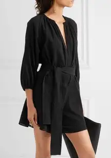 APIECE APART isla BLack Shorts Romper
