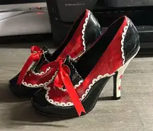 FunTasma Queen of Hearts heels size 8