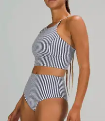 XS C/D Cup High Neck Swim top