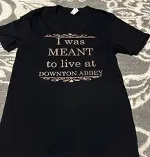 Bella canvas medium v neck tee. Downtown abbey.