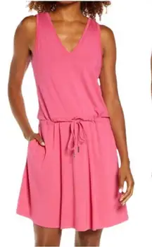 Sweaty Betty Tayberry Pink Take It Easy Drop Waist Sporty Dress Size Small S NWT