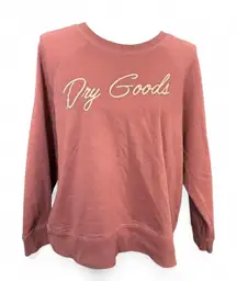 Terracotta Originality Sweatshirt Size L Casual Athleisure Comfy Basic Casual