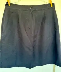 J.R.T. By Newport News Black Mini Skirt 14 Never‎ Used Soft w/Lining