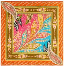 Agua Bendita Verona Lula Scarf Swim Sarong Cover Up Tropical Resortwear OS