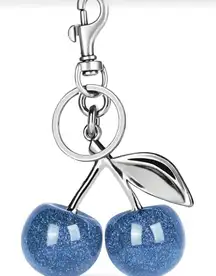 Cherry blue bag, charm