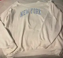 Pink New York Pullover