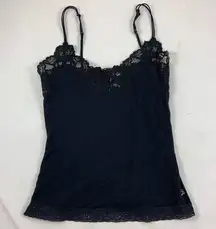 M La Senza Lingerie black stretch cami