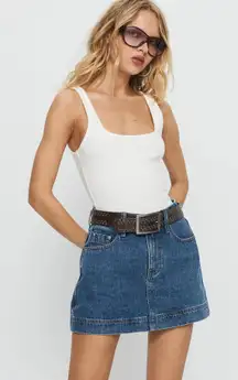 Princess Polly Gazelle Denim Skort