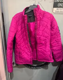 Lands' End Women's Pink Quilted Jacket. Size small