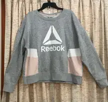 Reebok Women’s Colorblock Logo Sweatshirt 