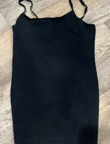 Spanx small black tank top