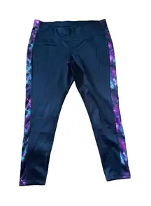 ideology Galaxy Print Yoga Leggings‎ Athletic Pants Space Design Activewear