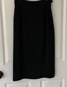 HARVE BENARD BLACK STRAIGHT LADIES SKIRT SZ 6