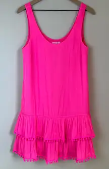 Lilly Pulitzer Pom pom dress royal pink sz us medium