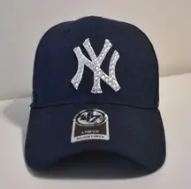 47’ Yankees Hat Bedazzled | Brand New | Adjustable