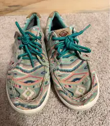 Women's Twisted X Western Casual Aztec Shoes 7 Southwestern Boho Hooey