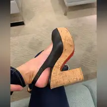 Christian Louboutin Reine De Liege 120 Nappa Cork Wedges Sold Out