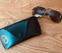 NEW  Aviator Sunglasses & Case