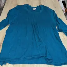 Jms just my size blue short sleeve shirt top