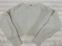 Double Zero Cream Shimmer Sweater