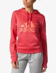 Adidas Team Issued Fleece Logo Pullover Hoodie M