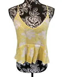 Lumière Lightweight Floral Tank Top Summer Lounge Beach Flowers