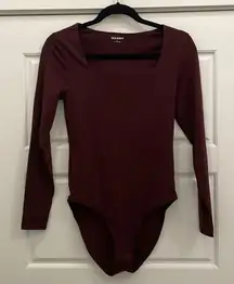 NWT Old Navy‎ Red long sleeve bodysuit size small