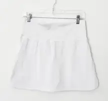 [Aerie] Offline White Terry Cloth Mini A-Line Workout Skort Casual Size Medium M