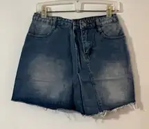 Hayden Faded Blue Jean Skirt