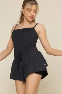 Popflex Black On the Runsie Romper Small