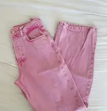 Pink Denim Jeans