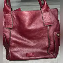 VTG Fossil pebble leather satchel/shoulder bag/crossbody