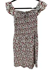 Vintage Pattern Midi Dress