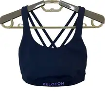 Lululemon X Peloton Energy Bra In Deep Navy Blue Medium Support Training Size 4