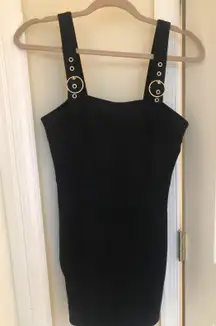 fall suede crossover overall style dress