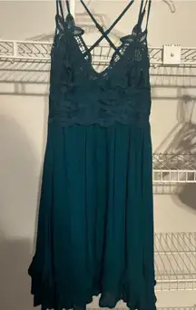 Dry Goods Teal Dress