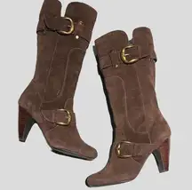 Kelly & Katie Raina KK Sz 11 M Women’s Brown Suede Boots B54