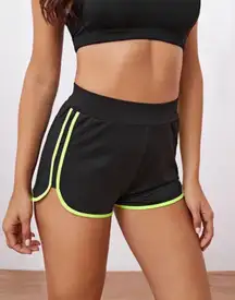 Contrast Strip Running Shorts