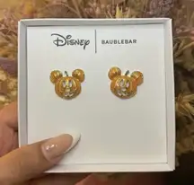 NEW IN BOX Disney x  Mickey Mouse halloween pumpkin earrings