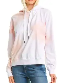 Michael Stars Y2K sweatshirt Miley Hoodie pink tie dye Size Large