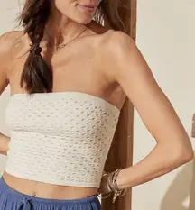 Aerie NWT  crochet sweater tube top