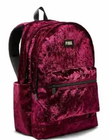 Victoria’s Secret Pink Campus Backpack Ruby Velvet school bag travel bag purple‌