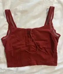 Free People Corset Top Crop