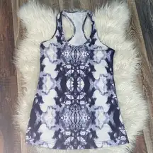 Lululemon Cool Racerback Ink Blot White Deep Indigo