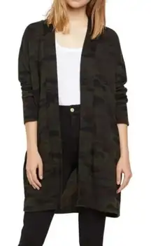 NWT Sanctuary Camo Print Open Front Long Sleeve Cardigan Sweater Size Large L