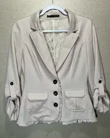 Maurices cream color blazer Size S