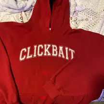 Maroon Clickbait Hoodie